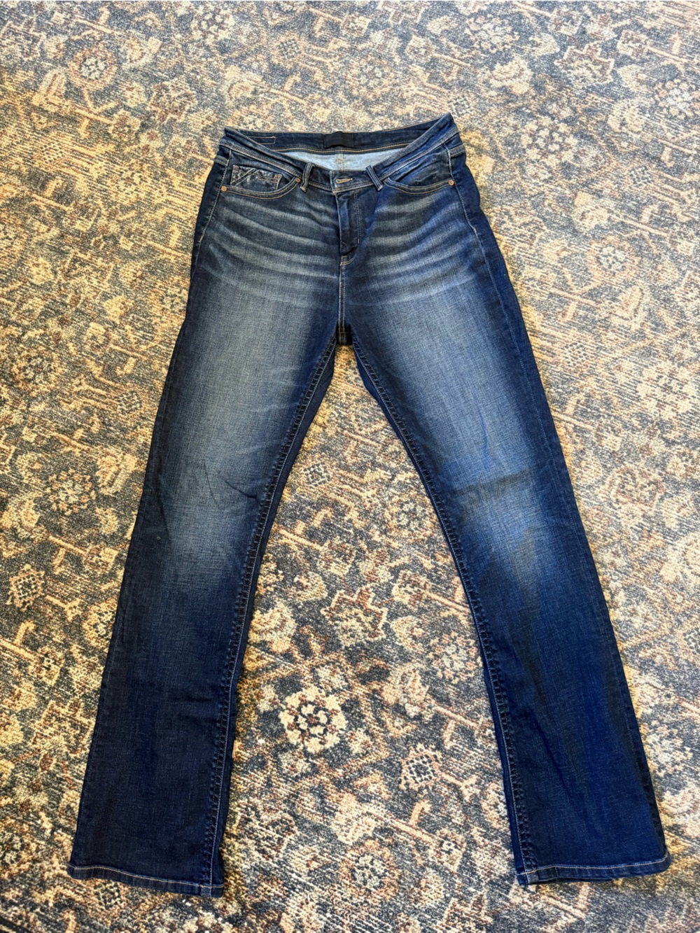 Women's Dark Blue Stretch Jeans